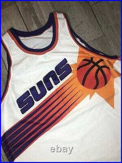 Blank 1995/96 Phoenix Suns Champion Home Game Jersey Team Issued Pro Cut 50 + 4