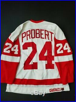 Bob Probert Detroit Red Wings Game Issued Worn Jersey