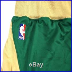 Boston Celtics Adidas Authentic Team Issued St Patricks Day Pro Cut Game Shorts