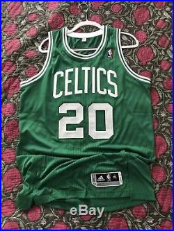 Boston Celtics Ray Allen Pro Cut Game Issued Jersey Authentic Rev30 Kyrie Irving
