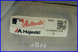 Boston Red Sox Game worn/used team issued away Postseason jersey #23 SWIHART
