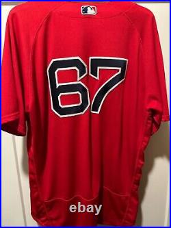 Boston Red Sox Team Issued Jersey (MLB)- Brandon Workman