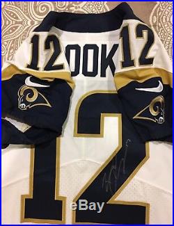 Brandin Cooks 2017 Los Angeles Rams Game ISSUED Jersey Autographed/signed NFL
