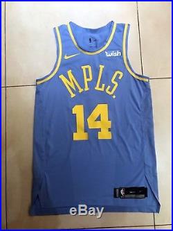 Brandon Ingram Los Angeles Lakers MPLS Game Used Worn Issued Retro Nike Jersey