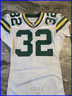 Brandon Jackson Green Bay Packers Game Issued away Jersey from 2010 XLV season