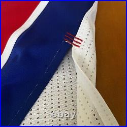 Brandon Jennings Detroit Pistons Team Game Issued Adidas Rev30 Jersey Large NBA