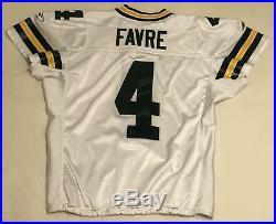 Brett Favre Green Bay Packers Away Game Issued Reebok Jersey from 2004 Season