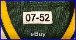 Brett Favre Green Bay Packers Home Game Issued Reebok Jersey from 2007-08 Season