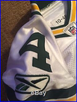 Brett Favre Green Bay Packers Team Issued Game Jersey Not Used Worn Hall Of Fame