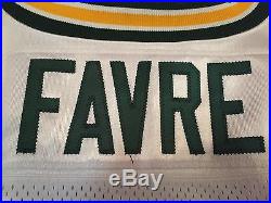 Brett Favre Green Bay Packers Team Issued Game Jersey Not Worn With Team Hangar
