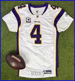 Brett Favre Team Issued Minnesota Vikings NFL Football 2009 Game Jersey Reebok