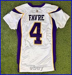 Brett Favre Team Issued Minnesota Vikings NFL Football 2009 Game Jersey Reebok