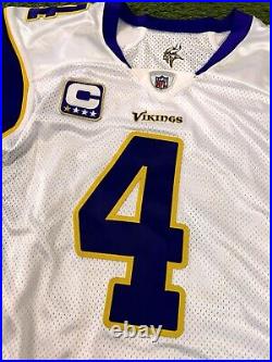 Brett Favre Team Issued Minnesota Vikings NFL Football 2009 Game Jersey Reebok