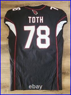 Brett Toth 2019 Arizona Cardinals Black Team Game Issued Used Jersey ARMY RARE