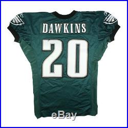 Brian Dawkins 2005 Philadelphia Eagles Team Game Issued Home Jersey