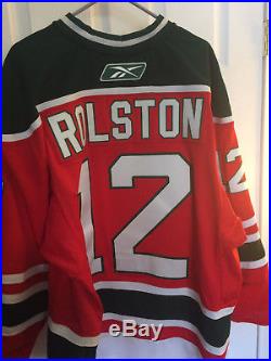 Brian Rolston New Jersey Devils 2009-10 Retro Night Game Issued Jersey