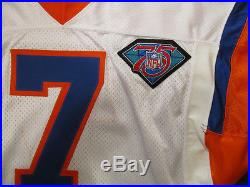 Broncos John Elway 1994 Throwback Signed Auto Pro Game Cut Issued Jersey HOF