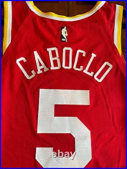 Bruno Caboclo Game Worn/Issued Houston Rockets HWC Classic Jersey 2019/20 NBA