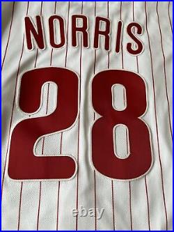 Bud Norris Philadelphia Phillies 2020 Game Issued Jersey