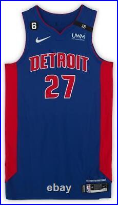Buddy Boeheim Detroit Pistons Player-Issued #27 Blue Jersey from