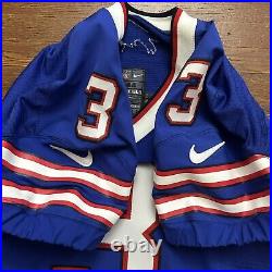 Buffalo Bills Game Worn Team Issued Jersey Lot Of 2 EJ Manuel Scott Mayle