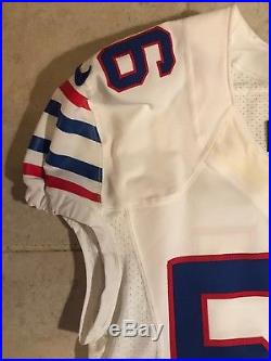 Buffalo Bills NFL Throwback Shawne Merriman Game Worn Used Issued Jersey PSA DNA