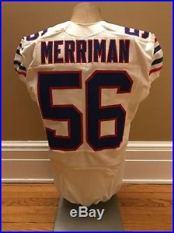 Buffalo Bills NFL Throwback Shawne Merriman Game Worn Used Issued Jersey PSA DNA
