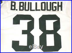 Byron Bullough Game Issued Signed White Michigan State Spartans Nike Jersey