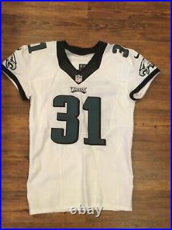 Byron Maxwell Philadelphia Eagles Great 2015 Game Used Issued Jersey Seahawks