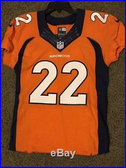 C. J. Anderson 2015 Denver Broncos Game issued and Autographed Jersey PSA/DNA NFL