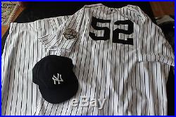 CC Sabathia game used/issued Yankees jersey & complete uniform STEINER