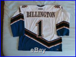 CCM Craig Billington Washington Capitals Caps Game Issued Authentic Jersey 9/11