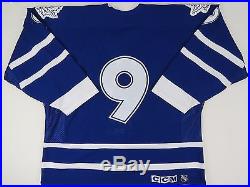 CCM Game Issued Toronto Maple Leafs NHL Pro Stock Team Hockey Player Jersey 54