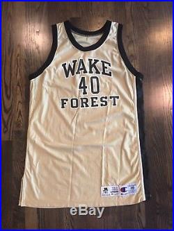 CHAMPION Sean Allen #40 WAKE FOREST Demon Deacons Game Issue Jersey Size 48 + 3