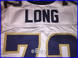 CHRIS LONG Saint ST Louis Rams NFL Game Used Issued JERSEY
