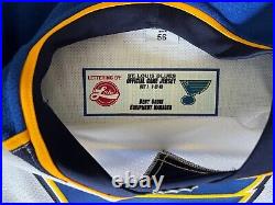 Cade Fairchild Game Issued St Louis Blues White Jersey