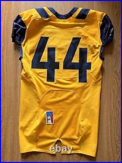 Cal Bears #44 Game Worn Used Issued Gold NCAA Football Jersey Size 44 Nike