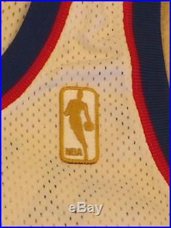 Calbert Cheaney Washington Bullets Game Worn Used Issued 50th Jersey