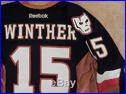 Calgary Hitmen (WHL) Game issued WINTHER CCM Jersey size 56