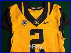 California Bears 2015 Nike FLYWIRE Game Issued Gold Jersey D. Lasco's #2- SAINTS