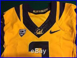 California Bears 2015 Nike FLYWIRE Game Issued Gold Jersey D. Lasco's #2- SAINTS