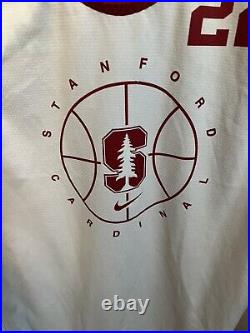 Cameron Brink Team Issued #22 Stanford Women's Basketball Practice Jersey 21-22