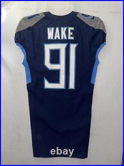 Cameron Wake Game Issued Jersey 100 Year Shield Tennessee Titans/Miami Dolphins