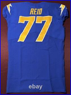 Caraun Reid Los Angeles Chargers NFL Team Issued Game Jersey (Princeton)