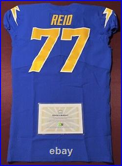 Caraun Reid Los Angeles Chargers NFL Team Issued Game Jersey (Princeton)