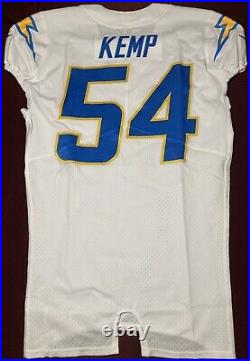 Carlo Kemp Los Angeles Chargers NFL Authentic Team Issued Game Jersey (Michigan)