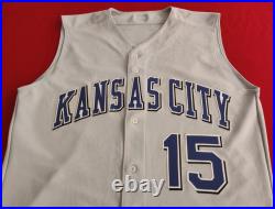 Carlos Beltran Kansas City Royals MLB Game Issue Road Uniform Vest & Pants