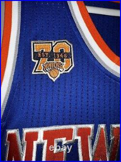 Carmelo Anthony Game issued Authentic Jersey NBA Adidas Rev30 Revolution30 Mesh