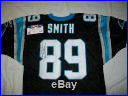 Carolina Panthers 2008 Steve Smith Game Issued Jersey Autographed