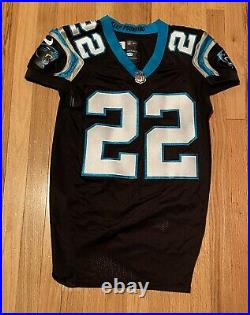 Carolina Panthers Christian McCaffrey Signed Autographed Game Issued Jersey